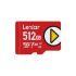 Lexar MicroSDXC Micro SD Karte 512 GB A2 V30 U3, Class10, UHS-I