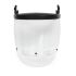 JSP Clear PC Visor with Brow, Chin Guard , Resistant To Flying Particles, Liquids