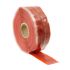 TE Connectivity 硅橡胶电工胶带, 红色, 25.4mm宽x0.51mm厚x10.97m长, 最高+260°C, 608036-1