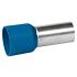 Legrand 绝缘管型端子, 20mm引脚长, 11.1mm引脚直径, 蓝色, 0 376 78
