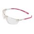 Gafas de seguridad JSP RIGI, color de lente , lentes transparentes, protección UV, antirrayaduras