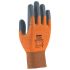 Uvex 60054 Orange Elastane, Polyamide Abrasion Resistant, Tear Resistant Work Gloves, Size 6, XS, Aqua-Polymer Foam