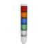 Jeladó torony LED, 5 világító elemmel, Kék, Zöld, Narancssárga, Piros, Fehér, 24 V DC, 8TL4 sorozat