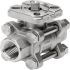 Festo Stainless Steel 2 Way, Ball Valve 1/2in, 15mm, 63bar Operating Pressure