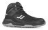 Jallatte J-energy Black, Grey ESD Safe Composite Toe Capped Unisex Low safety shoes, UK 11, EU 46