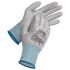 Uvex Uvex Unidur 6649 Blue Elastane, HPPE, Polyamide Cut Resistant Work Gloves, Size 11, XXL, Polyurethane Coating