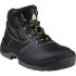 Delta Plus ATACAMA Black Steel Toe Capped Unisex Safety Shoes, UK 3, EU 36