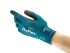 Ansell HyFlex 11-616 Blue Nylon Abrasion Resistant Gloves, Size 9, Large, Polyurethane Coating