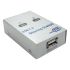 NewLink 2 Port USB 2.0 USB A  Hub, USB Powered, 66 x 43 x 19mm