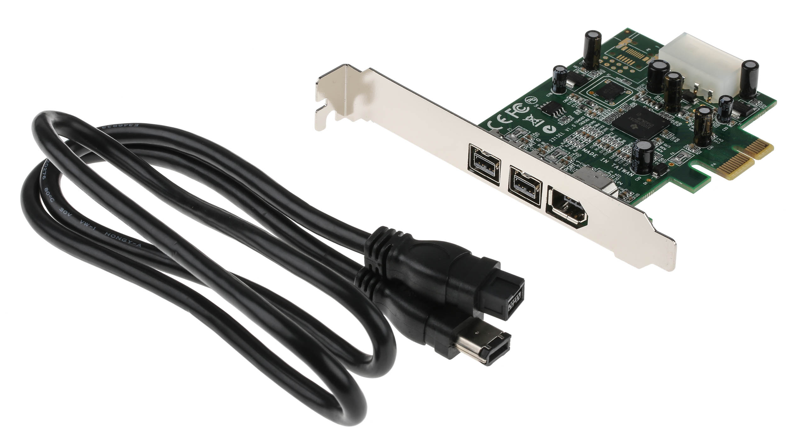 IEEE 1394b 2ポート/ 1394a 1ポート 3ポート増設Mini PCI