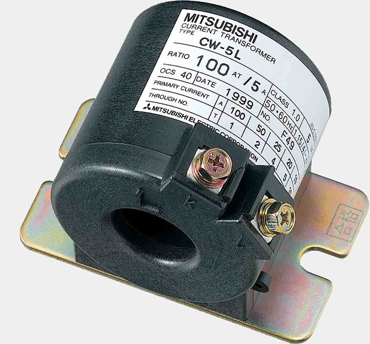 三菱電機 変流器 120:5, CW-5L 120AT/5A | RS 三菱電機 変流器 120:5, CW-5L 120AT/5A | RS