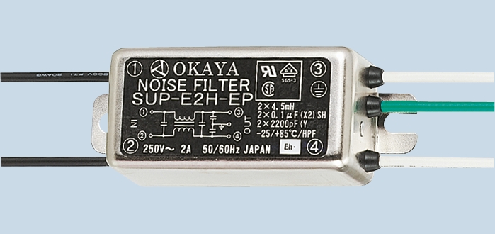 SUP-E3H-EP | Okaya Electric Industries EMIフィルタ,電源ラインフィルタ,ノイズフィルタ 10 mA 3GΩ  | RS