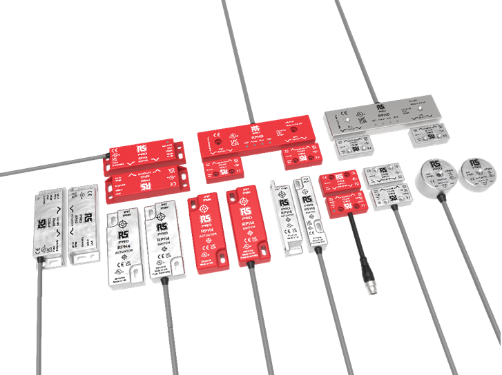 RS PRO 非接触安全スイッチ HE1 マグネット ABS耐衝撃性 24V dc 2 NO/1