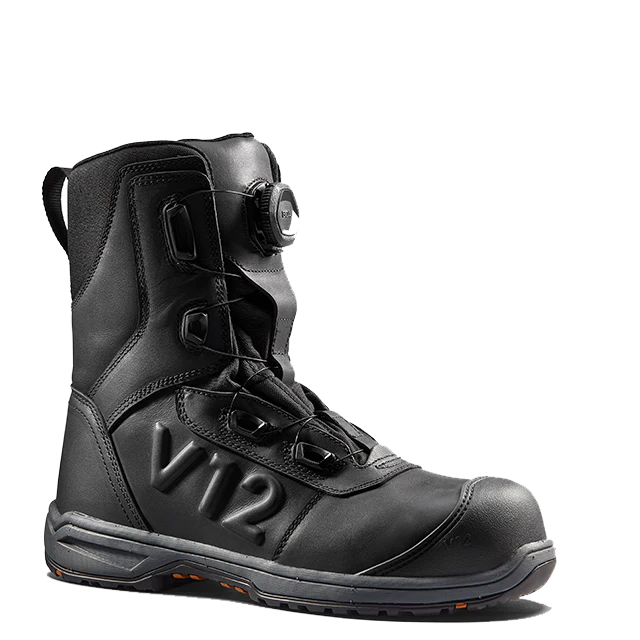 V12 Footwear 安全靴 V2420, 黒 メンズ, ファイバーグラス, V2420/11