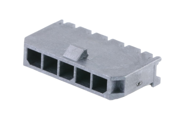 436500509 | Molex 43650シリーズ ライトアングル 基板ヘッダ 5極 3 mm