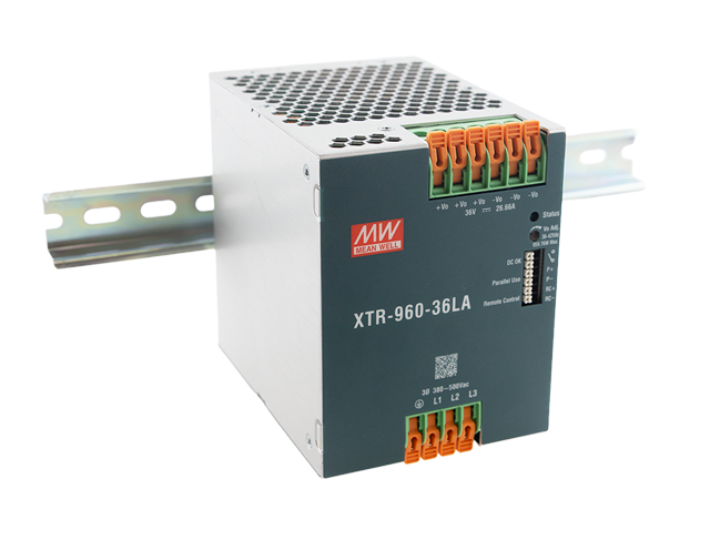 電源ユニット MEAN WELL DC/DC CONVERTER 24V 960W XTR-960-24LA | MEAN WELL XTR-960 DIN Rail Switching Power Supply