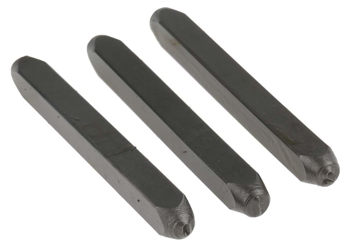 RS PRO エングレービングパンチセット 2.5mm x 9個 | RS