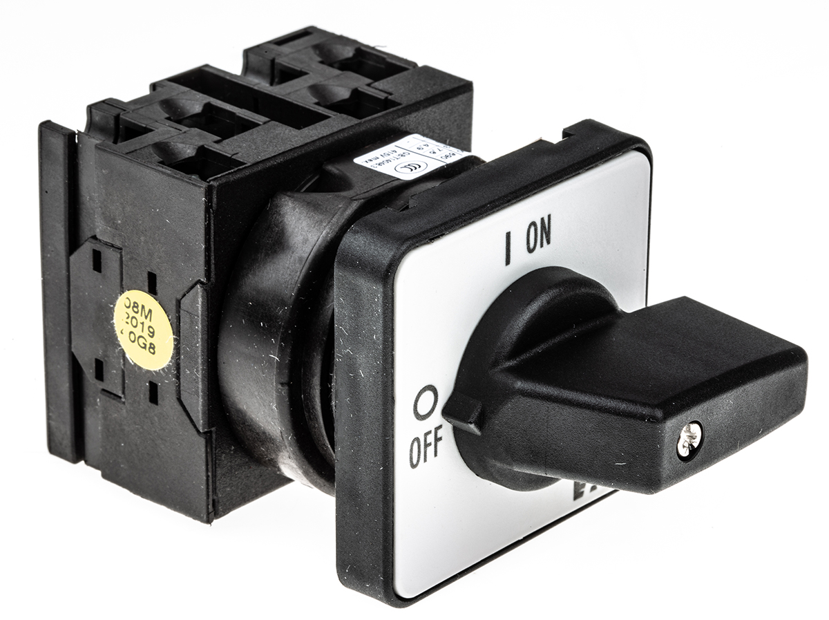 Eaton T0 Nockenschalter 3 polig 20A 690V ac 2 Stufen Schraub 90 Wurfwinkel