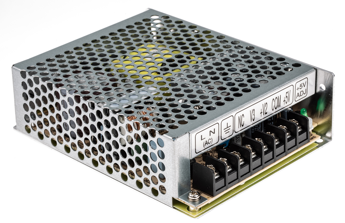 RT-65B | MEAN WELL スイッチング電源 5 V dc, ±12 V dc 2.8 A
