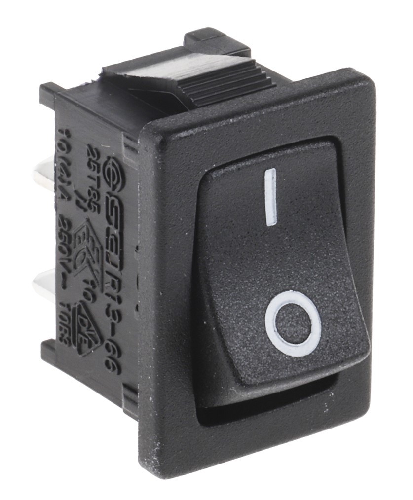 RS PRO ロッカースイッチ, On-Off, SPST, 125V, 16 A, 照光無し