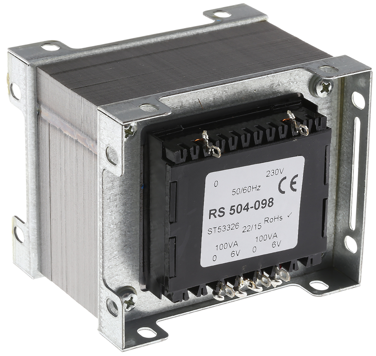電源トランス RS PRO シャーシ取り付け電源トランス,1次：230 → 400V ac,2次