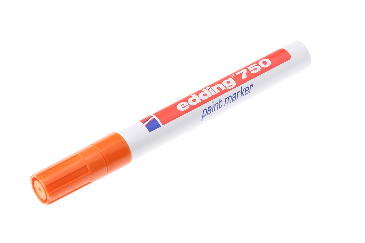Edding 油性マーカー オレンジ 2 → 4mm, 750-006 | RS