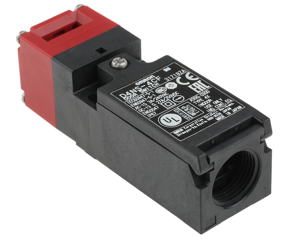 D4NS-4CF | Omron D4NS Series Safety Interlock Switch, 2NC/1NO | RS