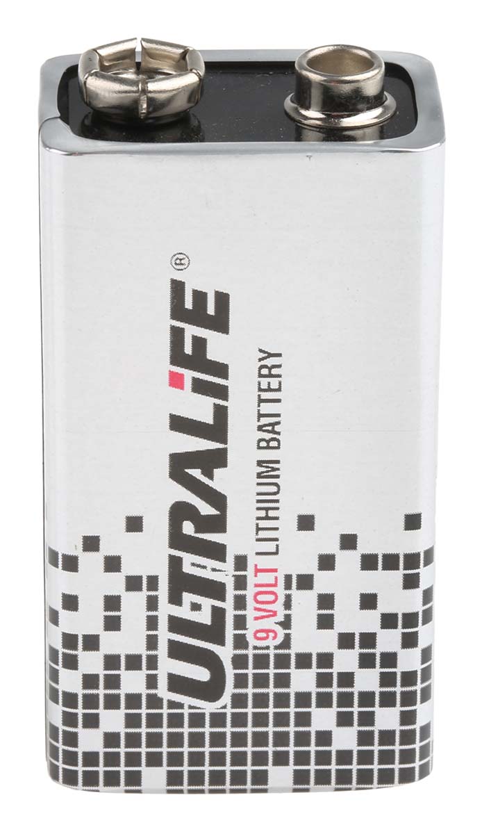 39170005 Ultralife Lithium Manganese Dioxide 9V Battery PP3 RS