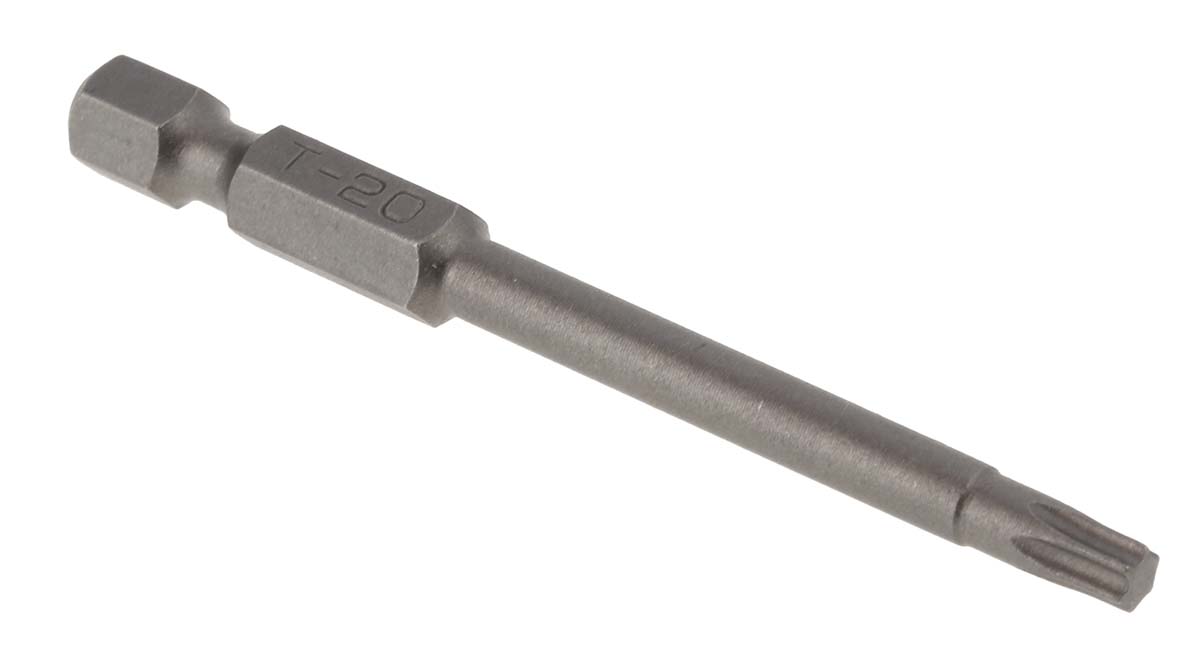 RS PRO Torx Screwdriver Bit T20 Tip 70 mm Overall RS