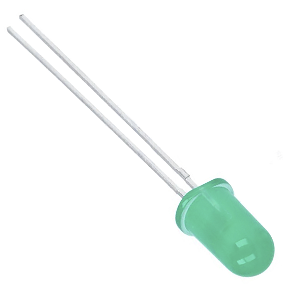 HLMP-3507 | Broadcom 緑 砲弾型 LED, 5 mm (T-1 3/4), スルー