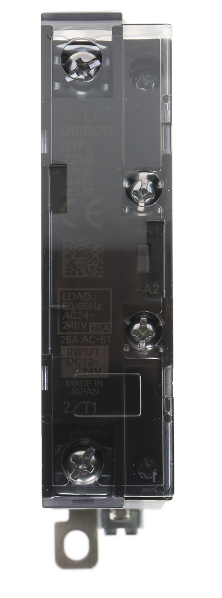 オムロン ソリッドステートリレー, 25 A, 264 V ac, DINレール オムロン ソリッドステートリレー, 25 A, 264 V ac, DINレール