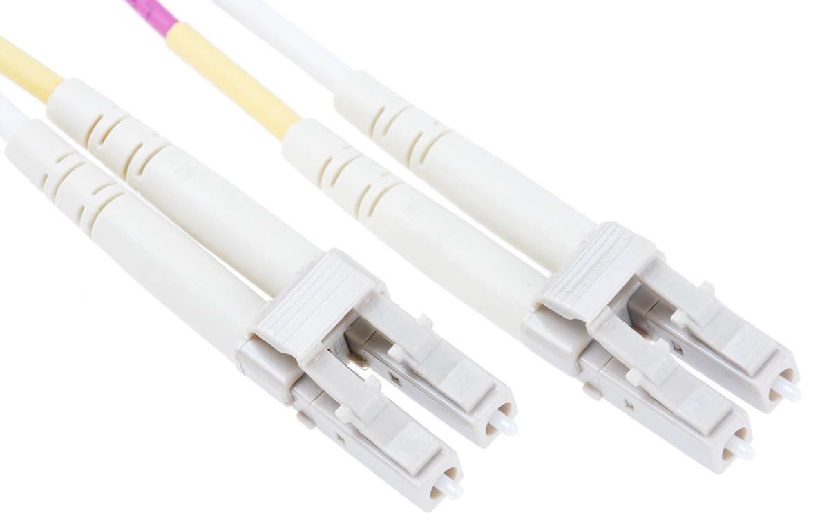 4Cabling 25m LC-LC OM4 マルチモード OM3 光ファイバー