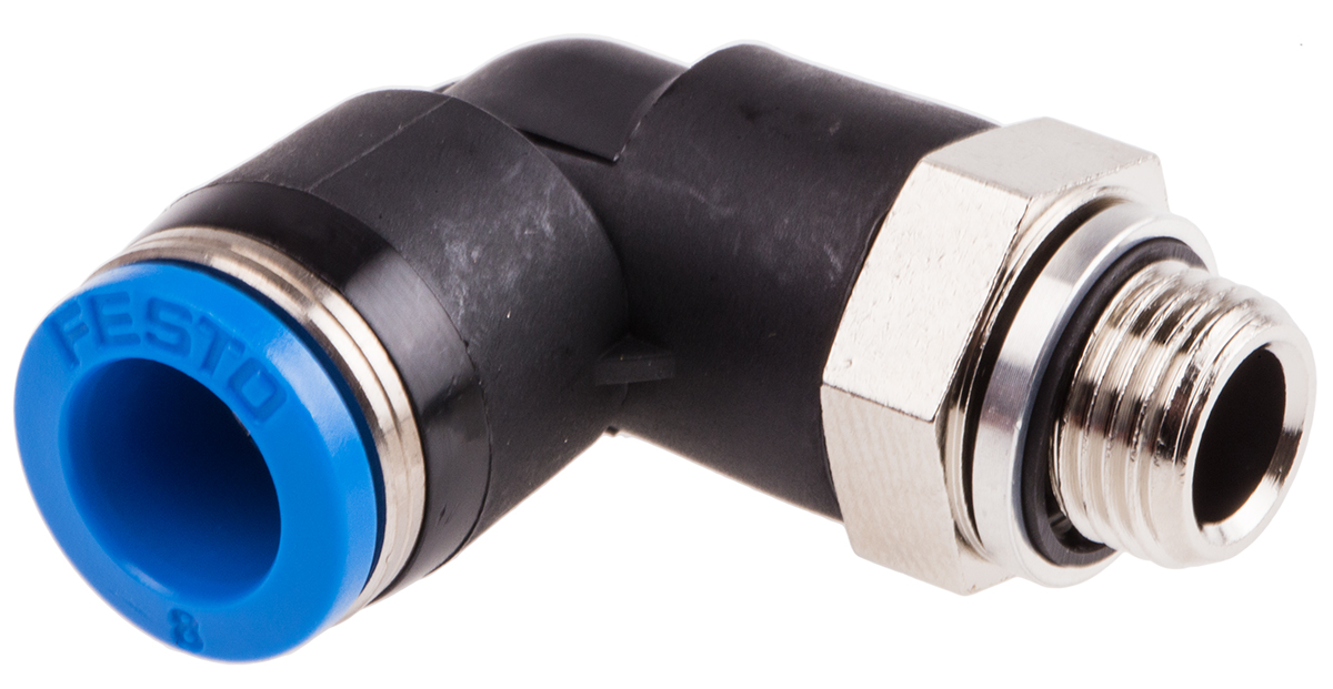 QSL-G1/8-8 | Festo QS Series Elbow Threaded Adaptor, G 1/8