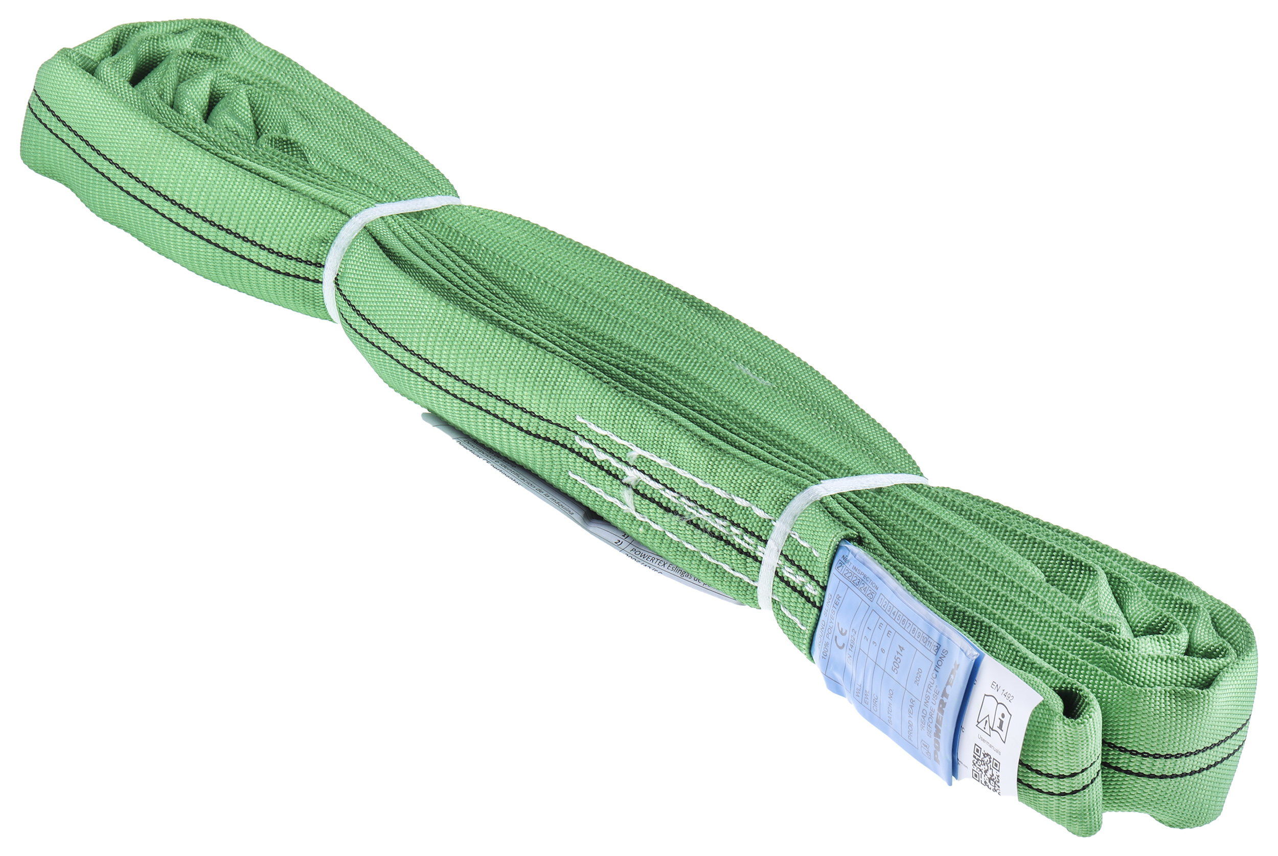 RS PRO 4m Green Lifting Sling Round, 2t | RS