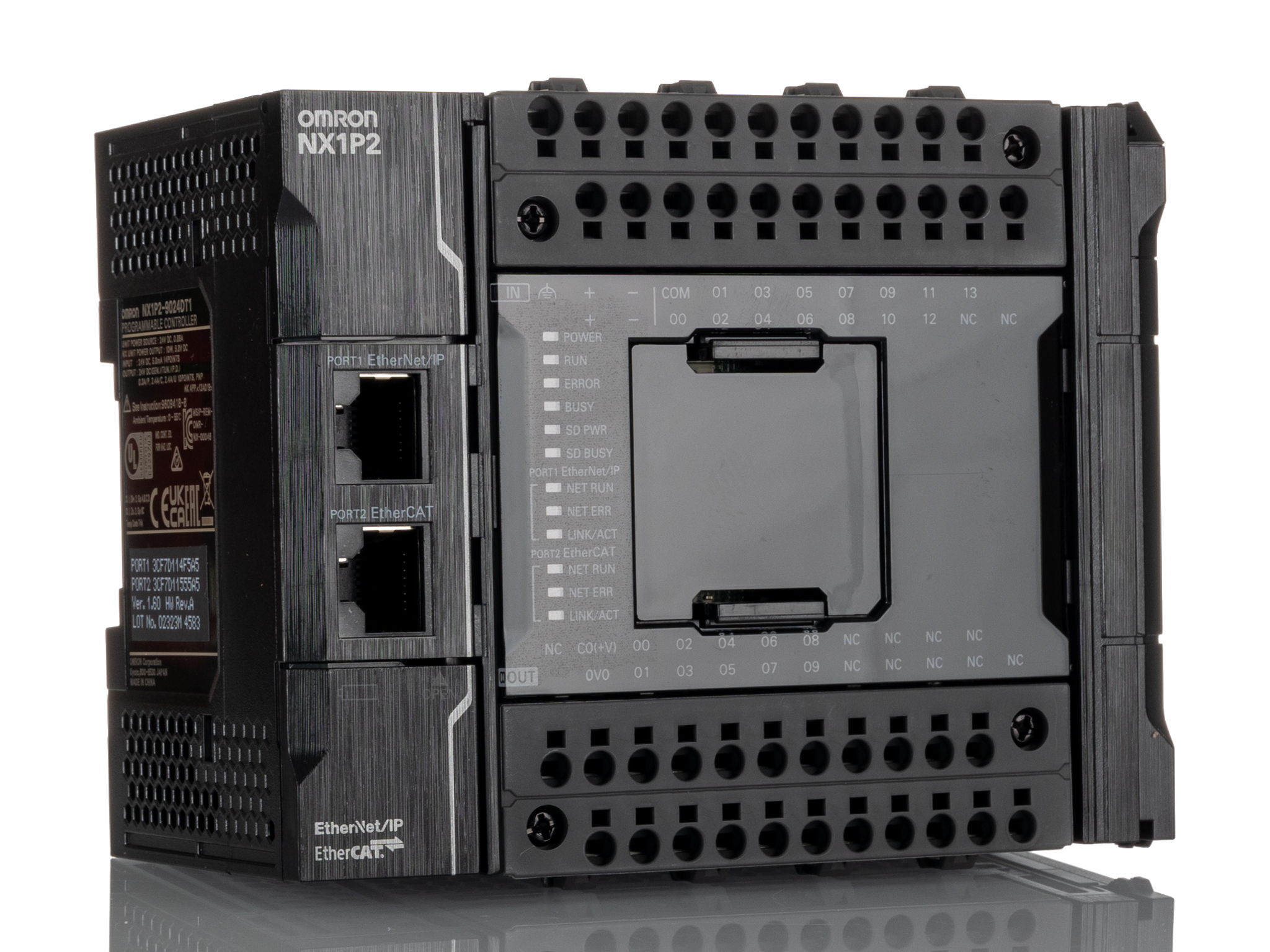 NX1P29024DT1 | Omron NX1P Series PLC CPU for Use with NX NX1P29024DT1 | Omron NX1P Series PLC CPU for Use with NX
