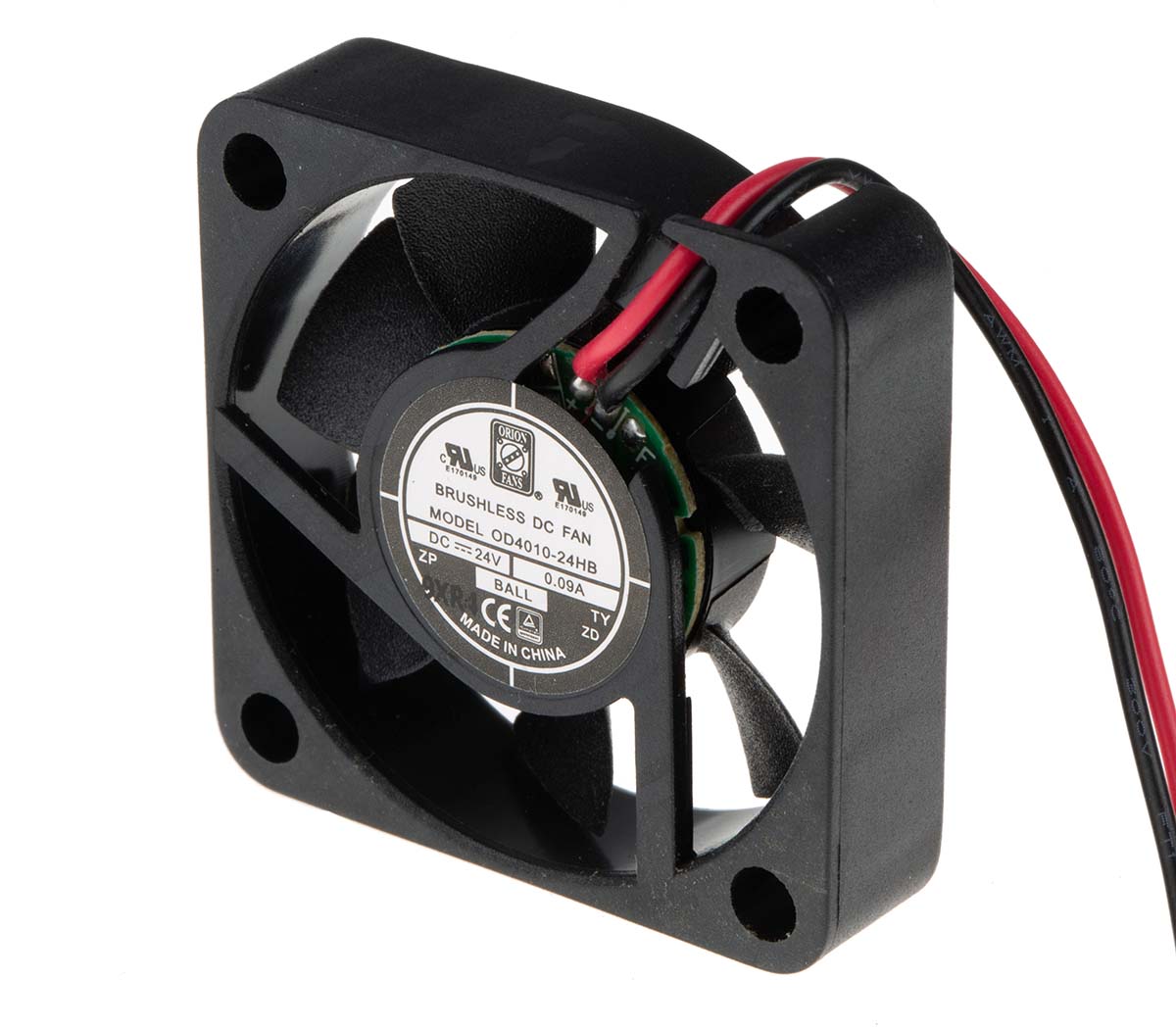 ファン・アーホルト RS PRO 軸流ファン 電源電圧：24 V dc, DC, 40 x 40 x 10mm | RS