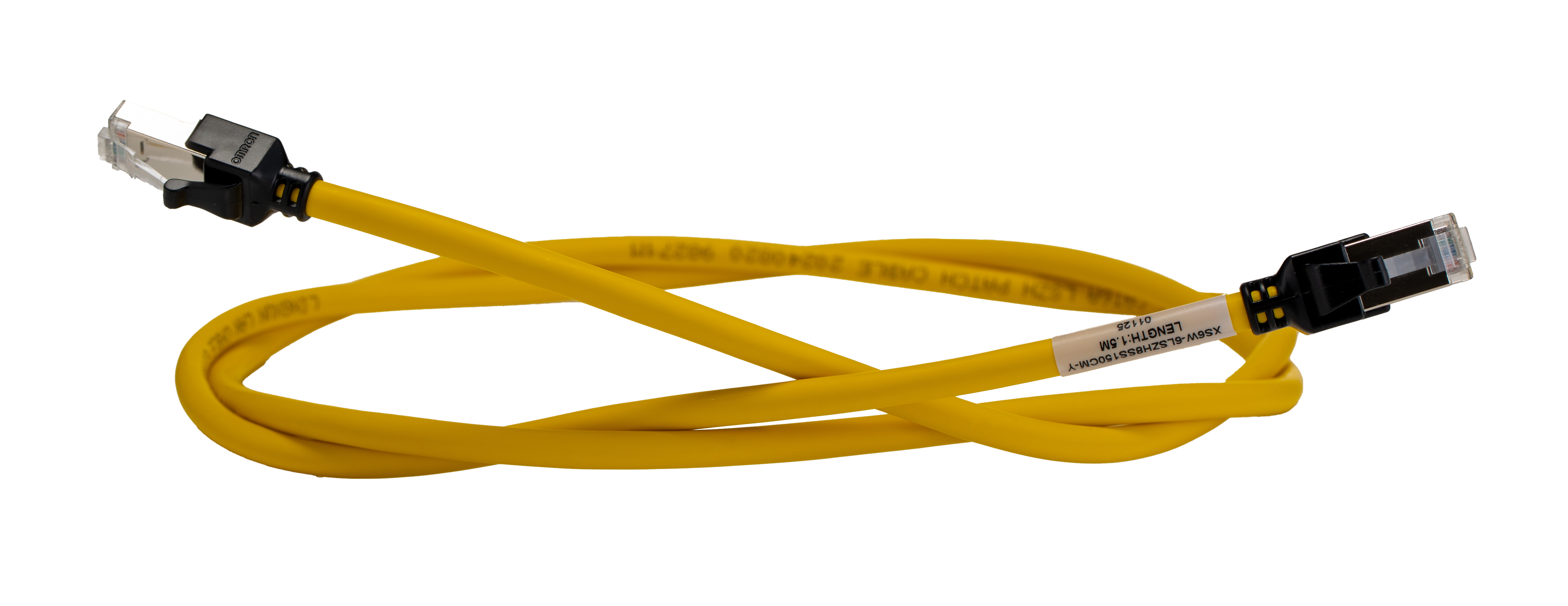 XS6W-6LSZH8SS150CM-Y | オムロン イーサネットケーブル, 1.5m