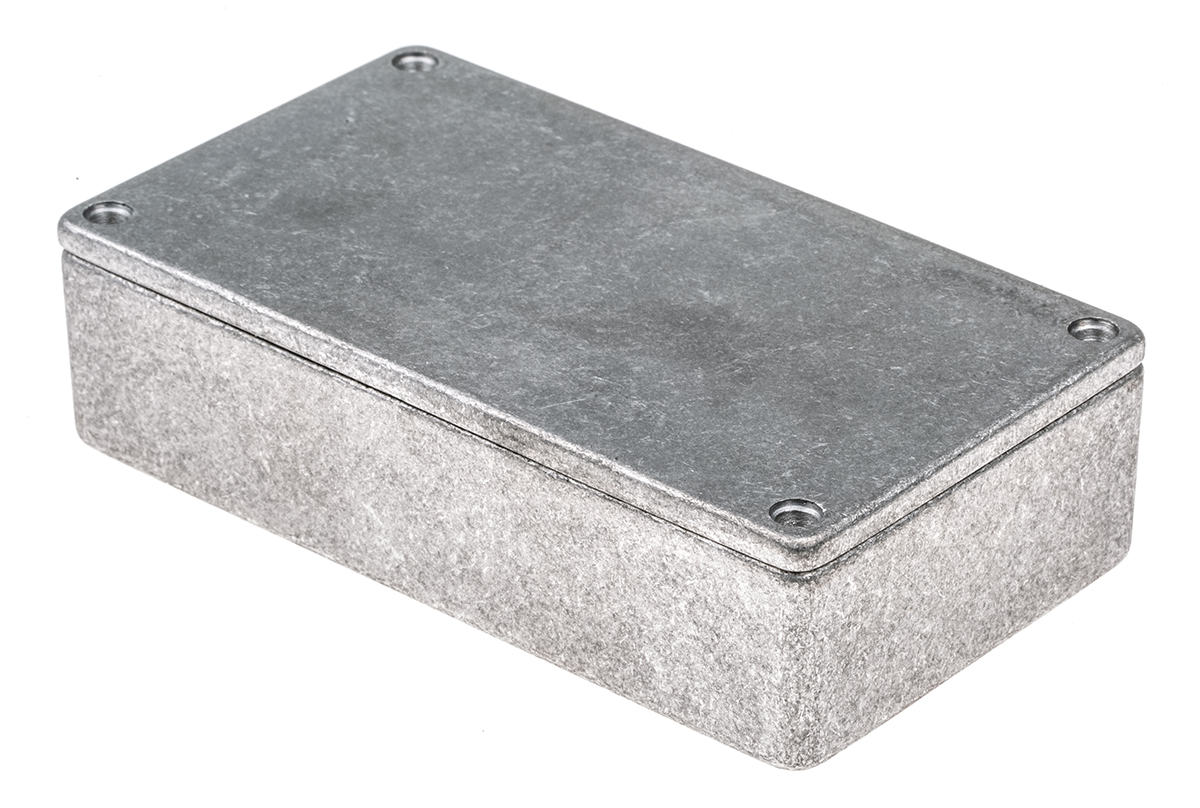 RS PRO Silver Die Cast Aluminium Enclosure, IP54, Silver Lid, 112 x 62 x 30.5mm RS PRO Silver Die Cast Aluminium Enclosure, IP54, Silver Lid, 112 x 62 x 30.5mm