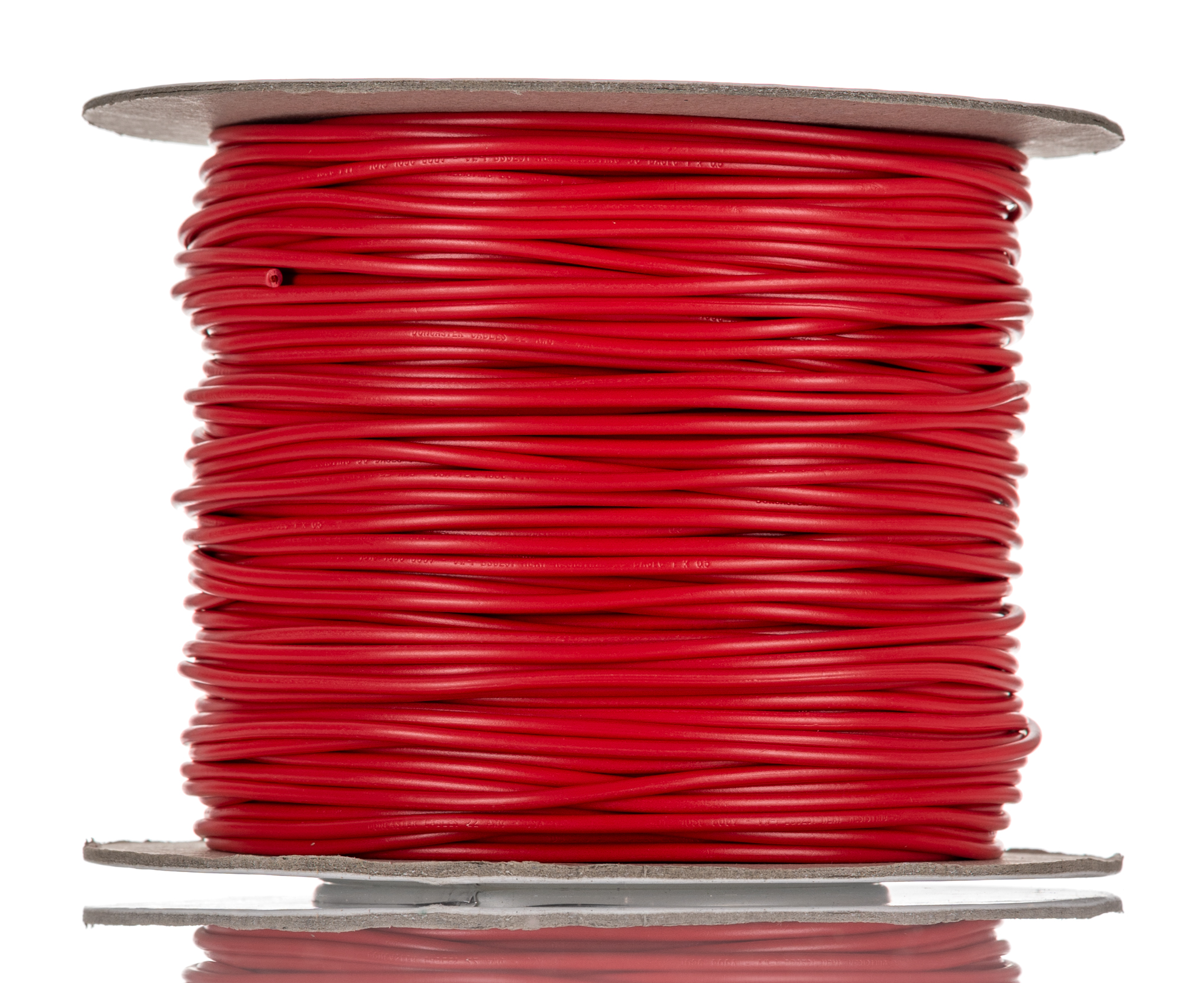 RS PRO Red 0.5mm² Hook Up Wire, 22 AWG, 16/0.2 mm, 100m, PVC