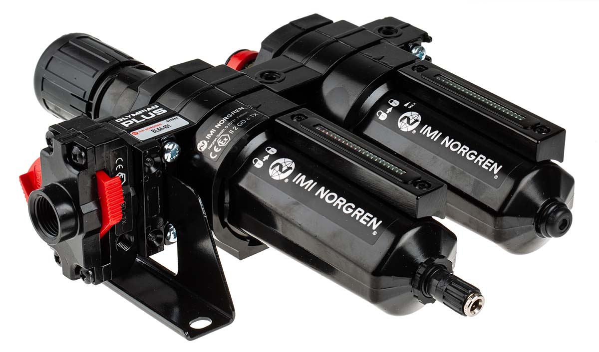 BL64-401 | Norgren G 1/2 FRL, Automatic Drain, 40μm