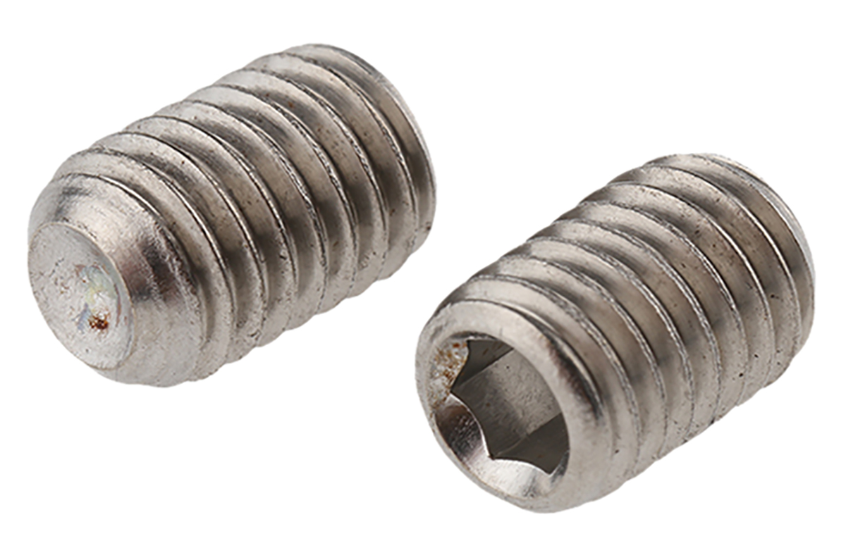 RS PRO グラブねじ M8 x 12mm 六角ソケットセット ステンレス鋼