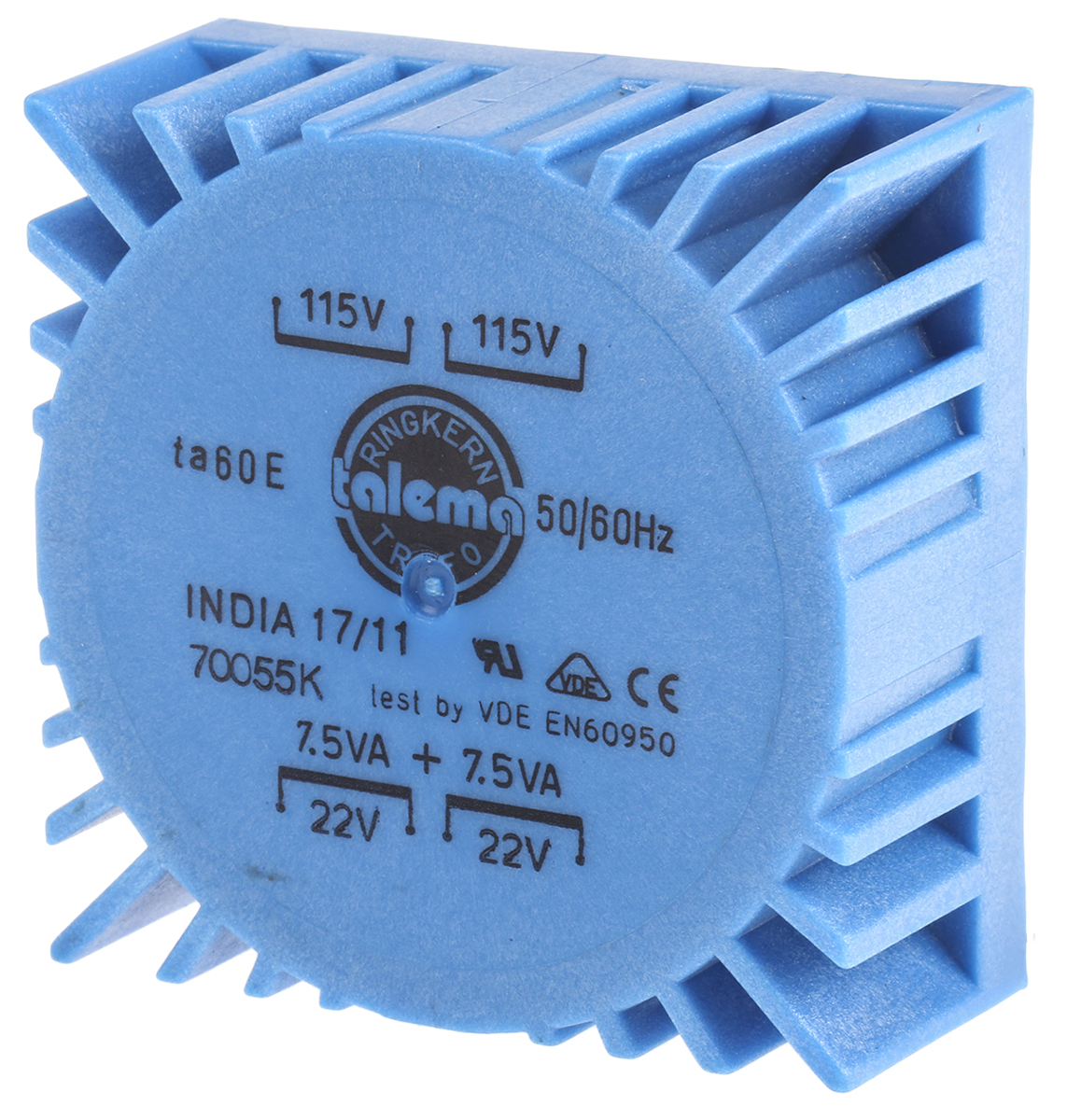 Nuvotem Talema トロイダルトランス,1次：115 V ac, 230 V ac,2