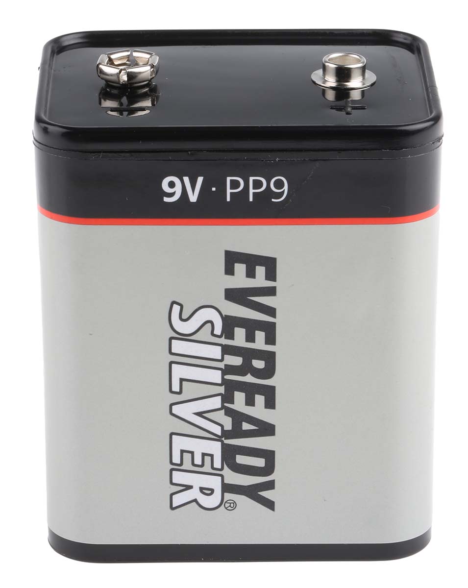 Eveready 9V形電池 PP9 マンガン電池 5010419123516 | RS