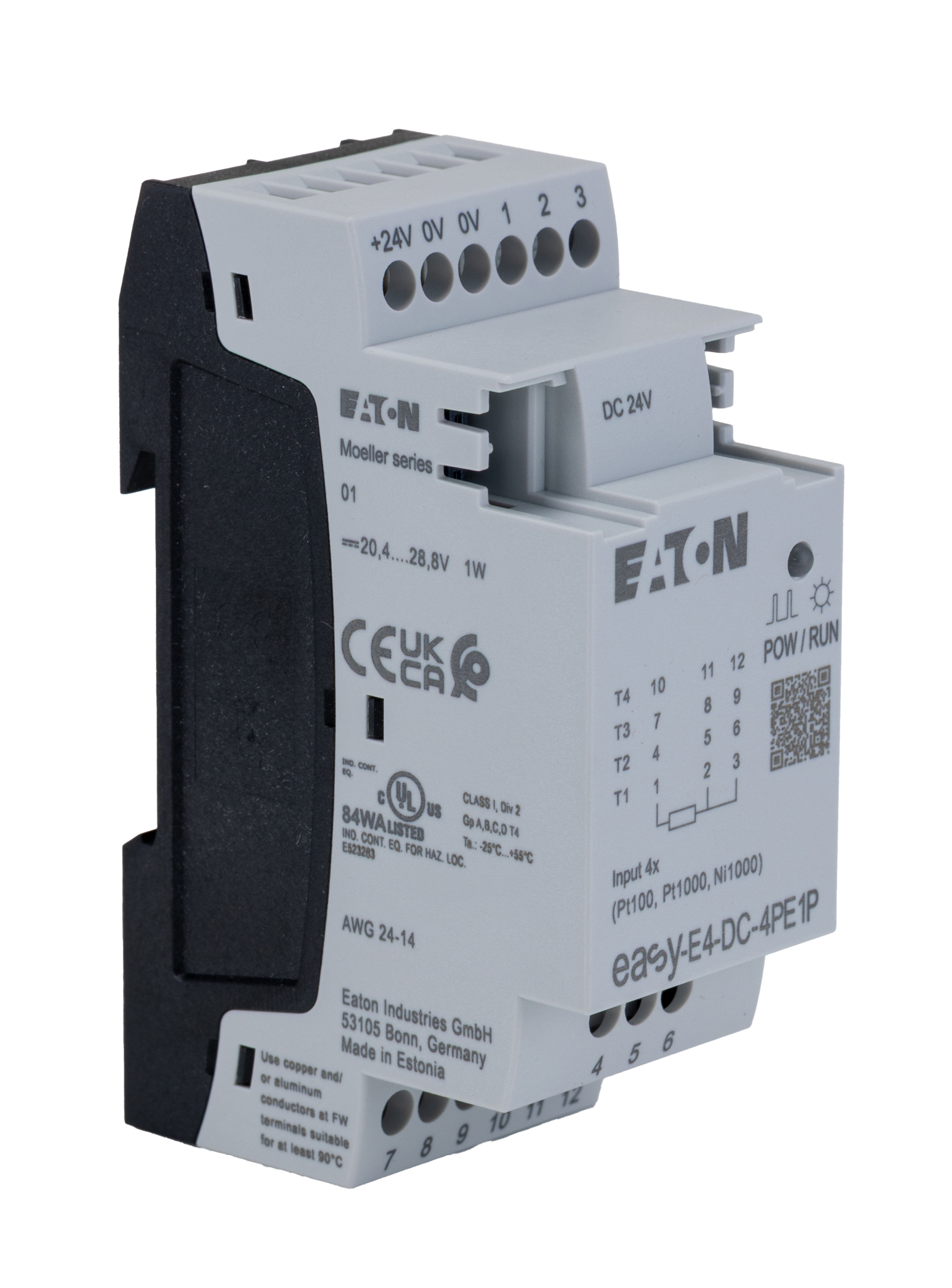 FOUR DOTS®︎ 4D® EZ JKT L 197517 EASY-E4-DC-4PE1P | Przekaźnik sterujący Eaton EasyE4