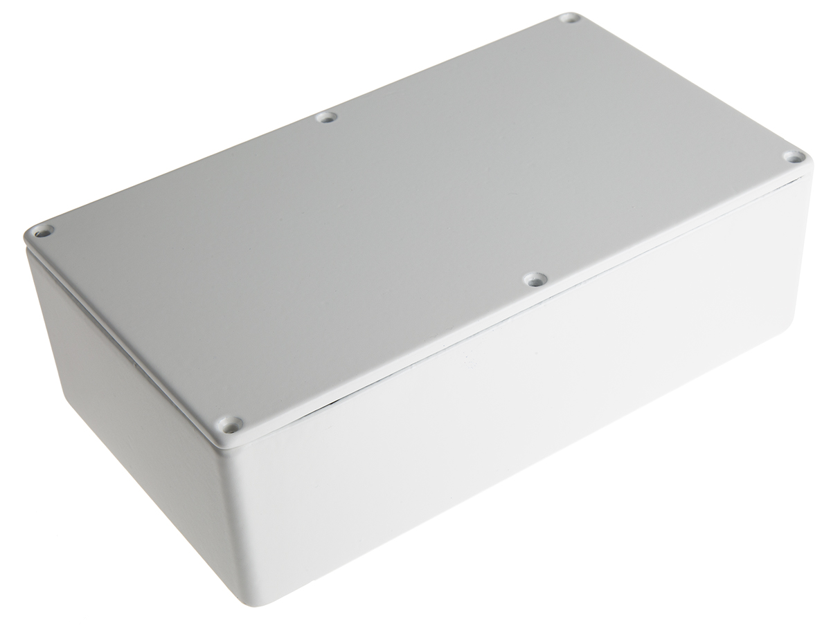 RTM5006/16-WH | CAMDENBOSS 5000 Series White Die Cast Aluminium Enclosure,  IP54, White Lid, 192 x 112 x 61mm | RS