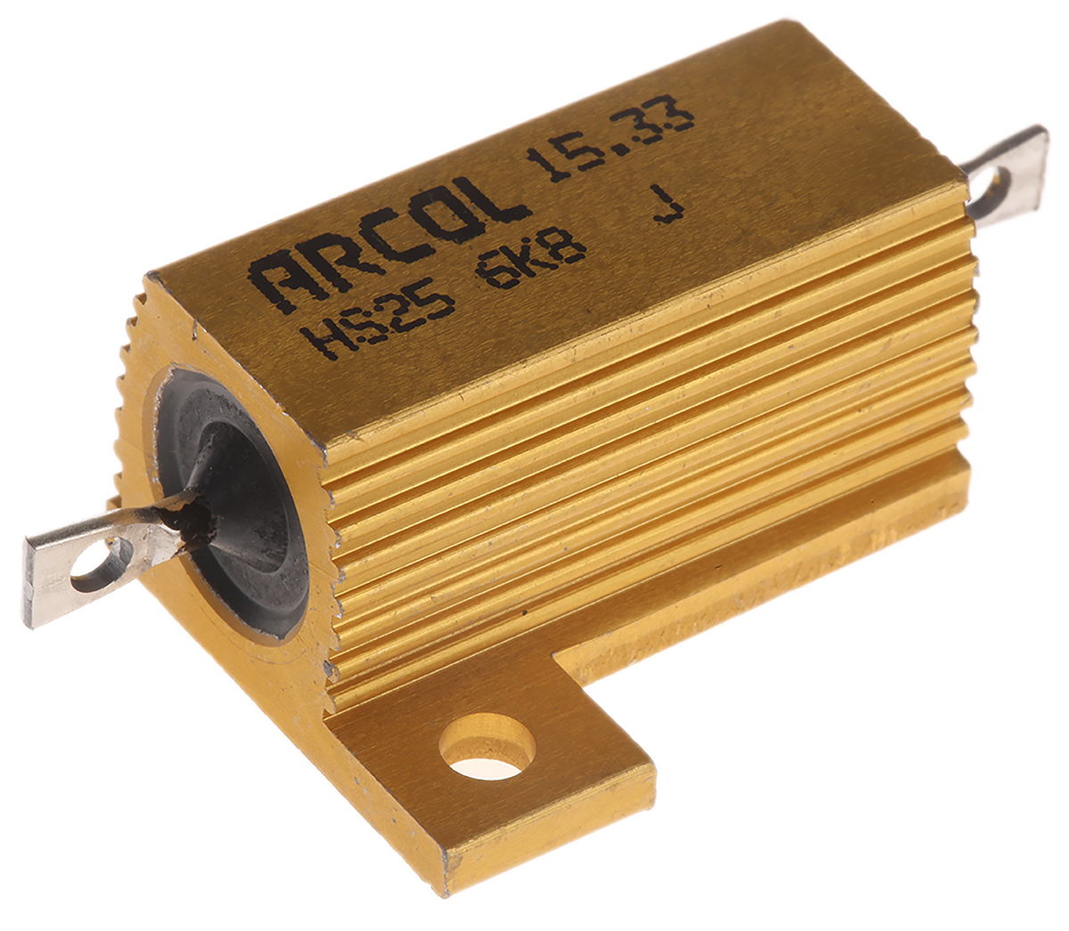 HS25 6K8 J | Arcol シャーシ取り付け抵抗器,25W,6.8kΩ,±5% | RS HS25 6K8 J | Arcol シャーシ取り付け抵抗器,25W,6.8kΩ,±5% | RS