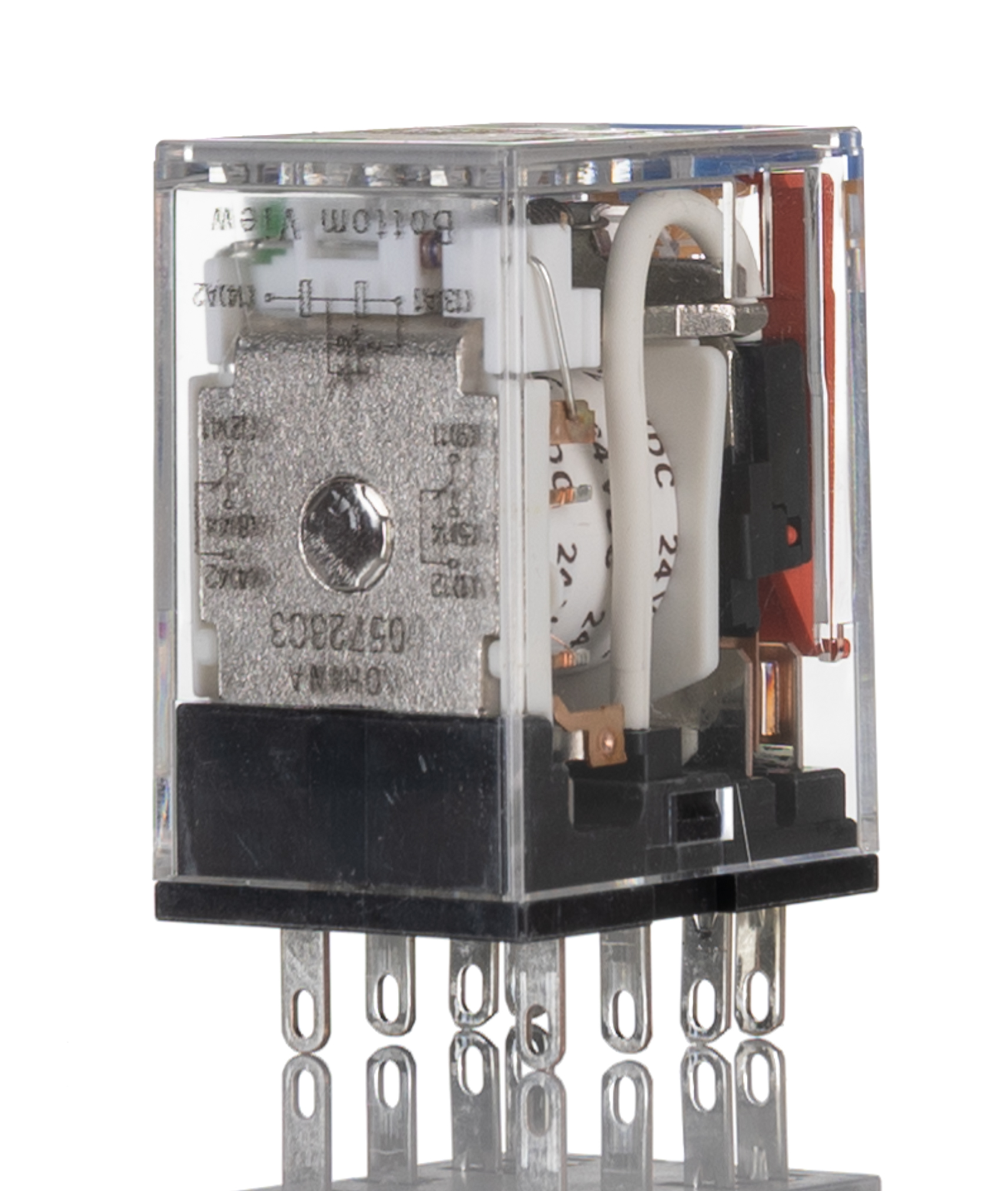 8ピンパワーリレー DC 24V コイル 5A 240V AC 28V ソケット付き