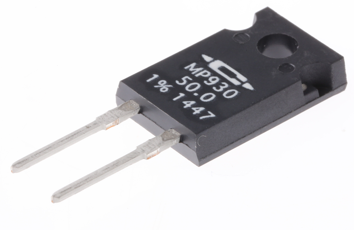 MP930-50.0-1% | Caddock パワーフィルム スルーホール抵抗器