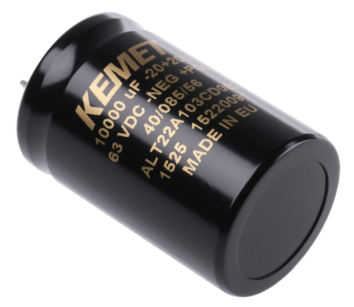 ALT22A103CD063 | KEMET 10000μF,63V dc コンデンサ, はんだラグ