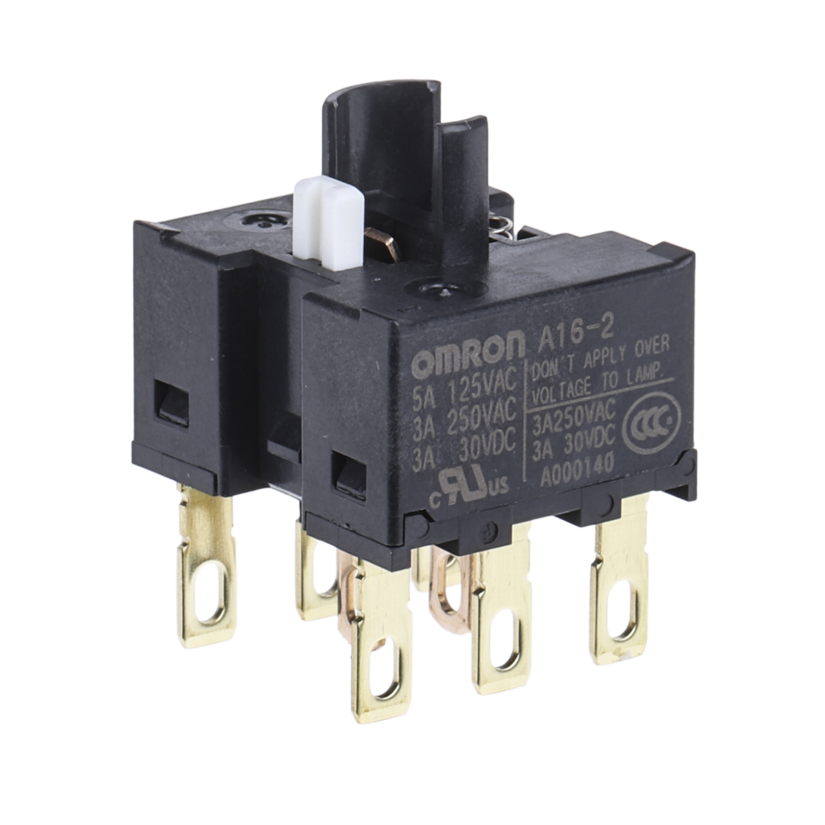 A16-2 | オムロン 押しボタンコンタクトブロック, 2CO | RS